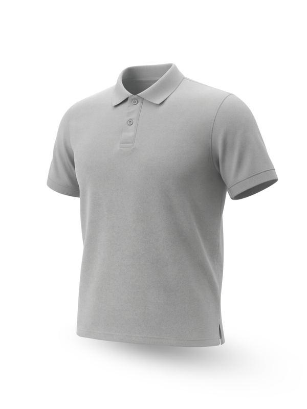 Casual Grey Polo T-Shirt