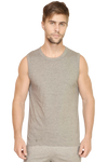 Men's Ash Grey Sleeveless T-Shirt