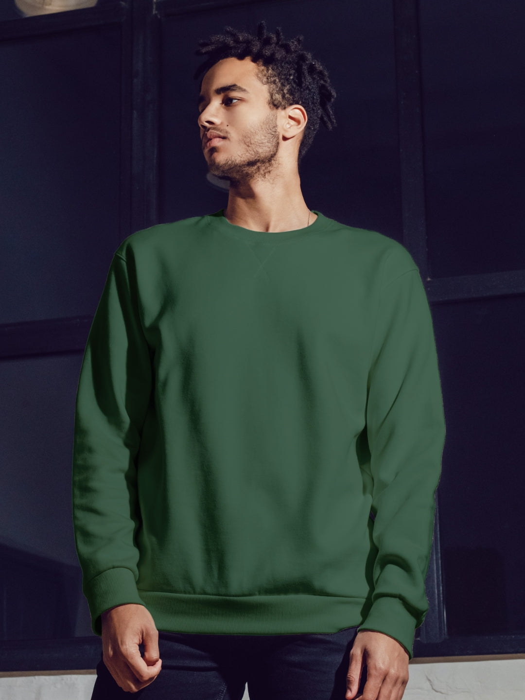 Dark green clearance sweatshirt mens