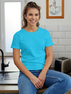 Women's Aqua Blue T-Shirt