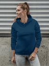 Women's Navy Blue Hoodie