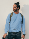 Men's Light Blue Sweatshirt - aadai.in