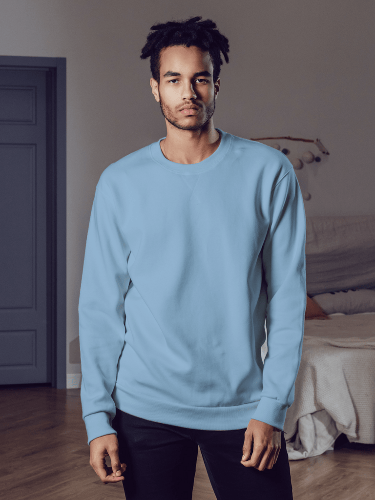 Sweatshirt light blue best sale