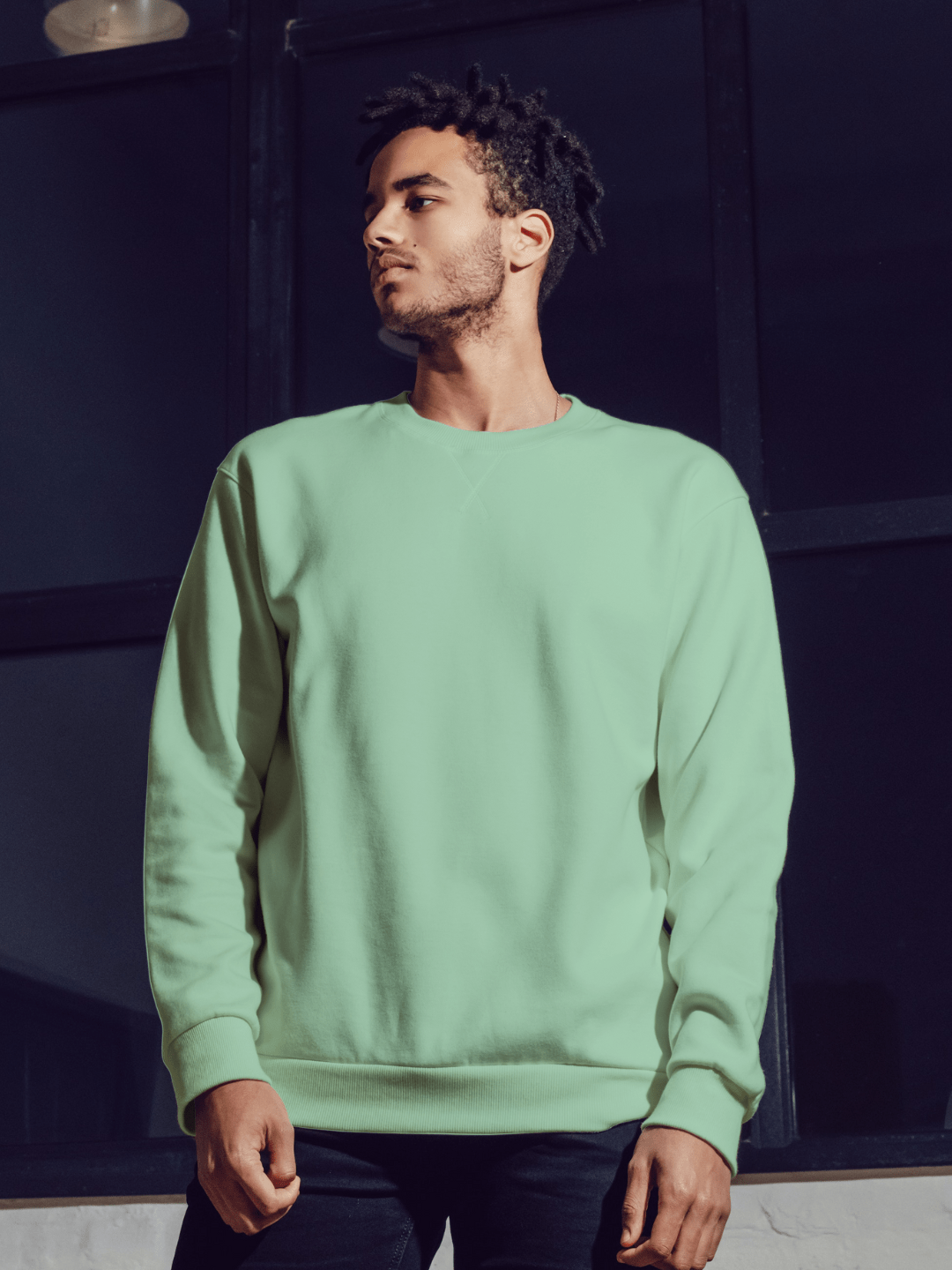 Mint sales colored sweatshirt
