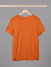 Men's Orange Round Neck T-Shirt - aadai.in