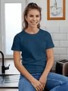 Women's Navy Blue T-Shirt